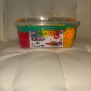 NEW! “Straws” Building Set for Kids, 800 Pieces - Huge Set!
